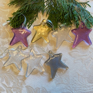 Holiday Stars in glass